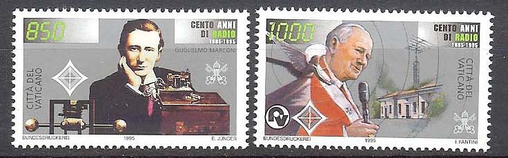 1995 - VATICAN - Scott #978-979 - MNH VF/NH