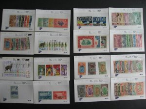 Ethiopia mint and used collection assembled in sales cards 