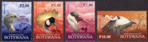 Botswana - 2019 Endangered Cranes Set MNH**