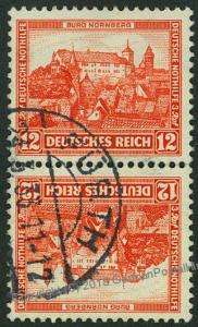 Germany 1932 Nothilfe Michel SK16 Se-Tenant Zusammendruck 53272