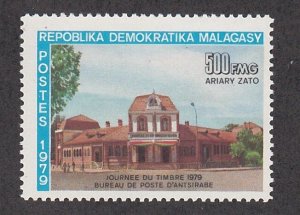 Malagasy # 600, Stamp Day, Post Office, Mint NH, 1/2 Cat.