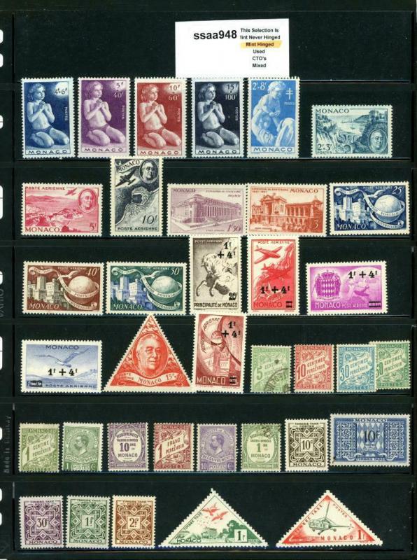 PKStamps - ssaa948 - Monaco - Mini Lot - Check Out Image