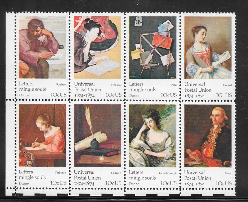 #1530-37 MNH Block of 8