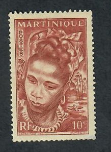 Martinique #217 Mint Hinged single