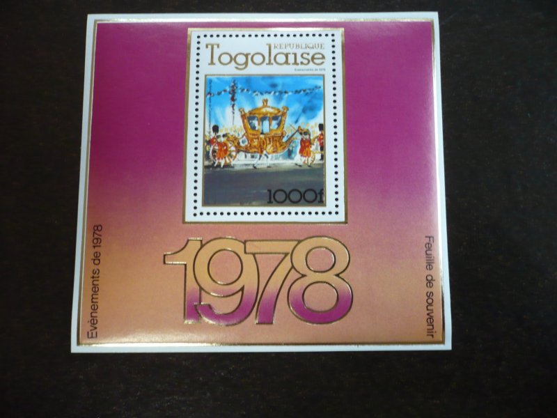 Stamps - Togo - Scott# 984 -Mint Never Hinged Souvenir Sheet