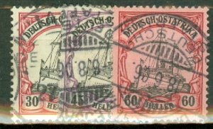 LG: German East Africa 22-9 used CV $165.35; scan shows only a few