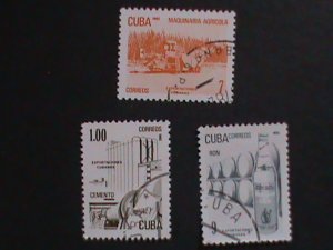 ​CUBA-1982 EXPORTS-CANS FACTORIES- FANCY CANCEL-HARD TO FIND VERY FINE