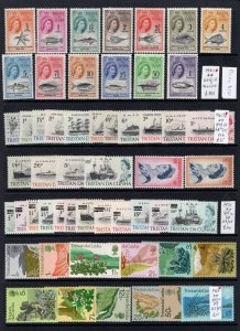 MOMEN: TRISTAN DA CUNHA 1961/1972 COLLECTION MINT OG NH LOT #69102*