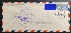 1939 Dublin Ireland First Flight Cover FFC airmail To Shediac NB Canada