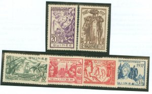 French Guinea #120-125 Unused Single (Complete Set)