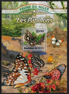 Niger #1168 MNH S/Sheet - Butterflies