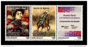 2016 URUGUAY gender equality famous woman horse lancer education