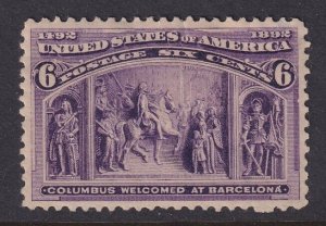 USA, Scott 235, MHR (thinned perf) 