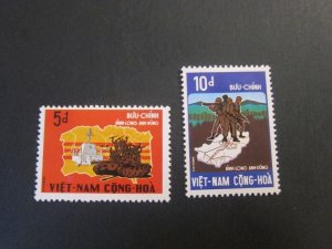 Vietnam 1972 Sc 439-440 set MH