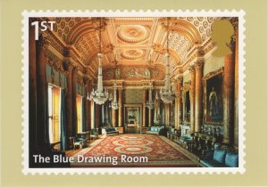 Great Britain 2014 PHQ Card Sc 3285b 1st The Blue Drawing Room Buckingham Palace