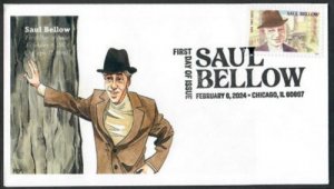 5831 - FDC - $1.16 Saul Bellow 3-ounce - Wally Jr  Cachet - BWP -Chicago, IL