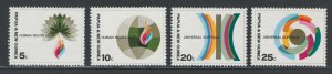 Papua New Guinea 1968 Human Rights Year Scott # 261 - 264 MH