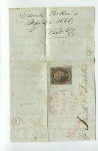 2 Washington Used Stamp on 1848 Piece with STEAM Mark with PF Cert (2 ST1)