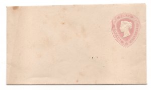 GB QV Three Halfpence unused Postal Stationery Cover WS35586