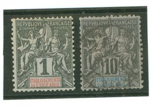 French Polynesia #1/6 Unused Single