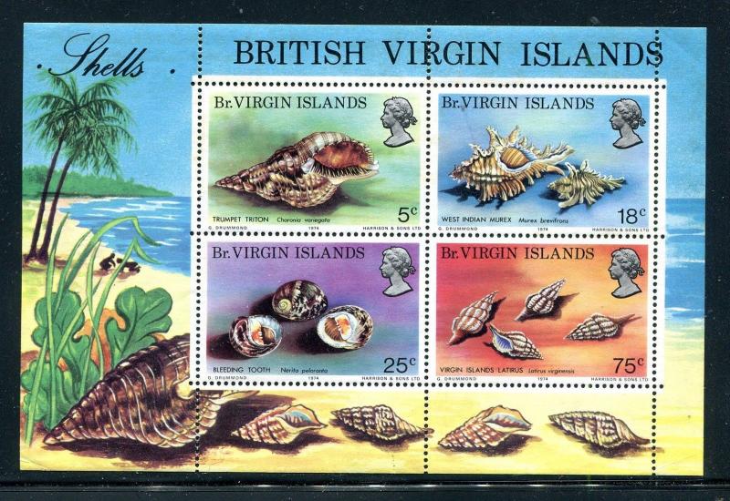 Virgin Islands 277a, MNH, 1974. Marine Life. x29391