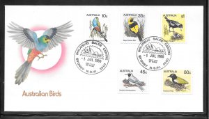 Australia 732/39 FDC Birds (11808)