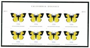 US 5346  California Dogface Butterfly 70c - Forever Header Plt Blk of 8 - MNH