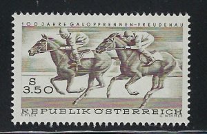 Austria 812 MNH 1968 Horse Racing (ap9410)