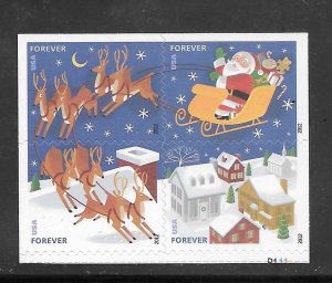 #4712-15 MNH Booklet Block of 8 double sided
