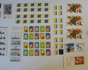 US Booklet Pane Lot of 11 – All MNH FV 54.00