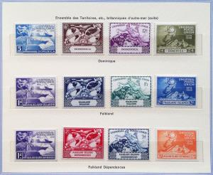 1949 GRAND UPU STAMP COLLECTION FROM 172 COUNTRIES, OVER 600 MNH-PRISTINE!