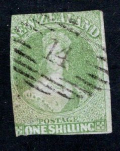 New Zealand  #6    F, Used, CV $4250.00   .....  4330006