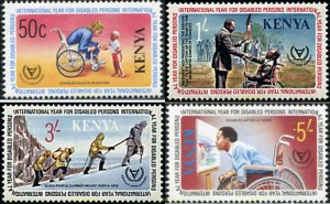 39675 MNH KENIA 1981 DEPORTES PARA DISCAPACITADOS