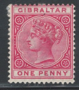 Gibraltar 1898 Queen Victoria 1c Scott # 11 MH