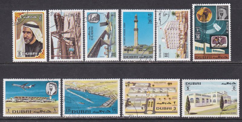 Dubai Sc #134-143 Used