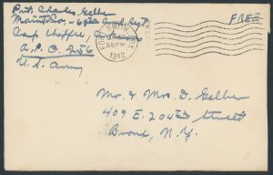 US Free Frank; Entire cover; Fort Smith, Ark. -- see details and scans