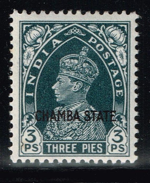 Chamba SG# 82, Mint Lightly Hinged.     Lot 041215