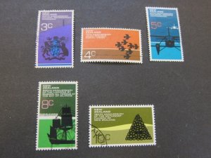 New Zealand 1972 Sc 495-99 set FU