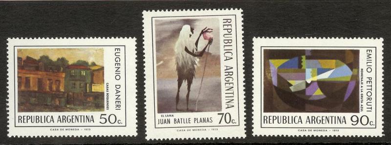 ARGENTINA SC# 1013-15 F-VF MNH 1974