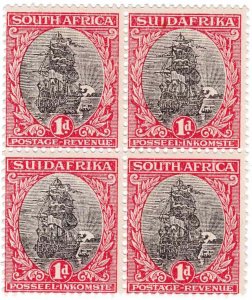 South Africa 1926 Sc 24 Mint Hinged Block of 4