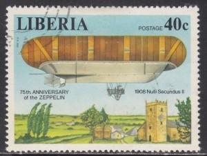 Liberia 805 75th Anniv. of the Zeppelin 1978