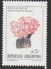 1987 Argentina - Sc 1526 - MH VF - 1 single - Flower