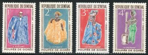 Senegal Scott 261-64 MVFNHOG - Dolls of Gorée - SCV $1.00