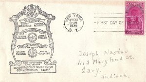 USA 1939 Scott  854 First Day Cachet Cover