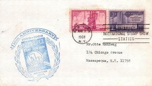 10th ANNIVERSARY OF INTERPEX STAMP & COIN SHOW CANCELLED NEW YORK CITY 1968