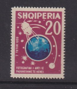 Albania  #624  MNH  1962 space explorations 20 l   Lunik 3