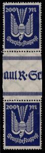Germany Scott # C19, gutter pair, mint nh, se-tenant, Mi# 267ZS