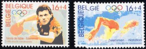 Belgium 1996 MNH Stamps Scott B1129-1130 Sport Olympic Games Table Tennis