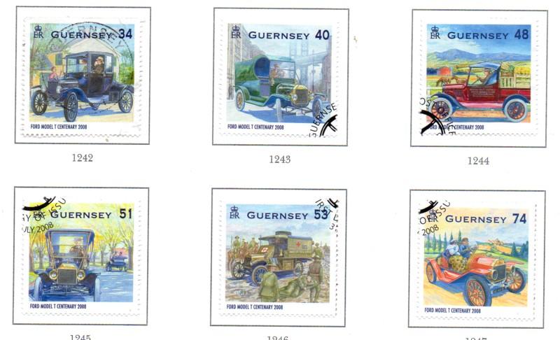 Guernsey Sc 998-03 2008 Ford Model T  stamp set used