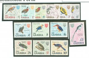 Gambia #215-227 Mint (NH) Single (Complete Set)